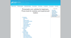 Desktop Screenshot of forexrealm.com